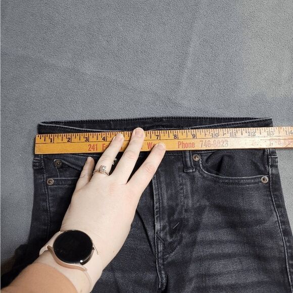 American Eagle Ne(x)t Level Flex Stacked Skinny Jean Black Size 26x28 - Picture 7 of 9